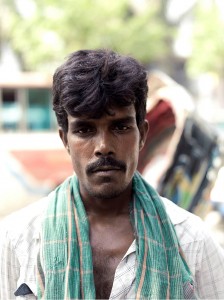 Portrait Rickshaw driver: Jullhat, 40, from Jamalpur